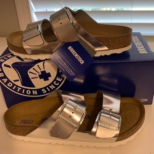 Birkenstock Arizona bs silver regular